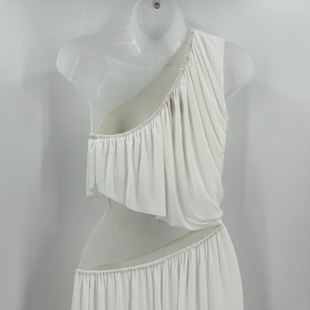 Misa Los Angeles One Shoulder White Dress - Picture 7 of 11